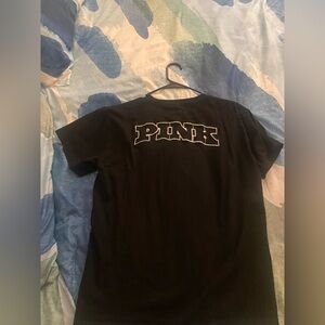 PINK Victoria's Secret Black Tee